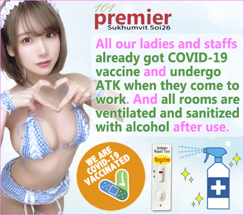 All our ladies and staffs already got COVID-19 vaccine and undergo ATK when they come to work. And all our rooms are ventilated and sanitized with alcohol after use.